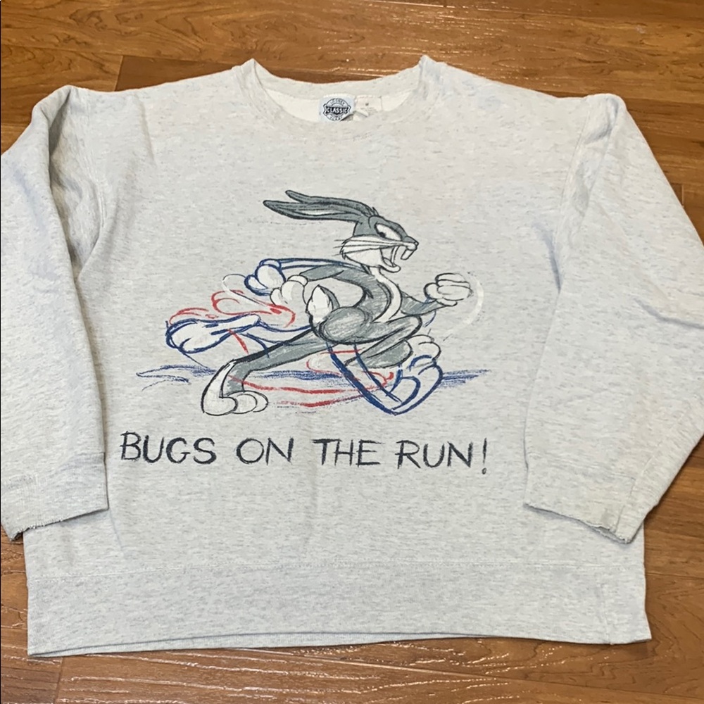 Vintage Bugs on the Run! Looney Tunes Sweatshirt